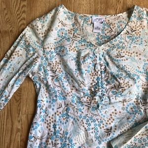 Cotton floral top